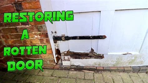 Rotten Door Full Repair Heres How I Did It Youtube