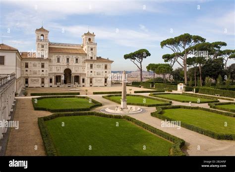 The Villa Medici And Garden In Rome Hi Res Stock Photography And Images