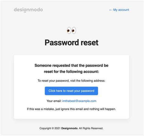 Guide To Effective Password Reset Emails Drive Traffic To Your Website Designmodo Email