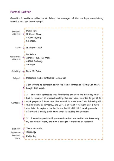 How to write formal letters. Formal letter (Format, Examples, Exercises)