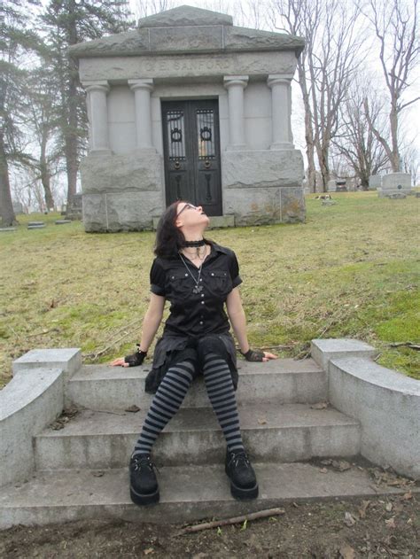 Graveyard Goth Bayside Cemetery Style Outfits Fashion Art