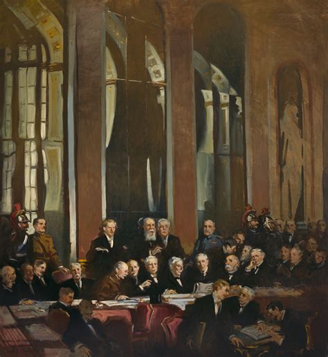 Signing Of The Treaty Of Versailles 1919 Smithsonian Institution