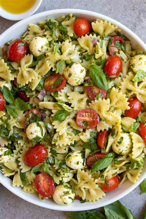 Italian Bow Tie Pasta Salad Recipe Stephanie Kay Nutrition