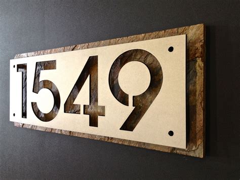 50 Inspiration Decorative House Numbers Plaques Modern House