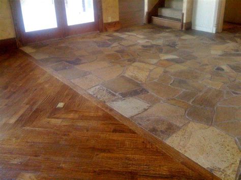 Flagstone tiles are larger than those traditionally laid on the floor. flagstone flooring | Tile Floors | Flagstone flooring, Flooring, Tile floor