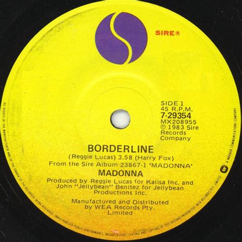 Madonna Borderline 1984 Vinyl Discogs