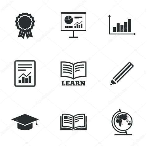 Education And Study Icons — Stock Vector © Blankstock 86500646
