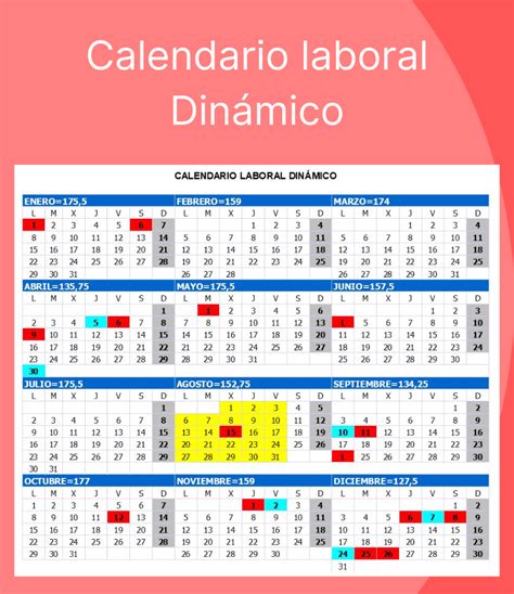 Plantilla Excel Calendario Laboral Con Festivos El Secreto Aria Art