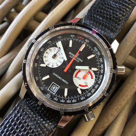 Vintage Breitling Chrono Matic 2110 Steel Cal 11 Automatic Steel Watch