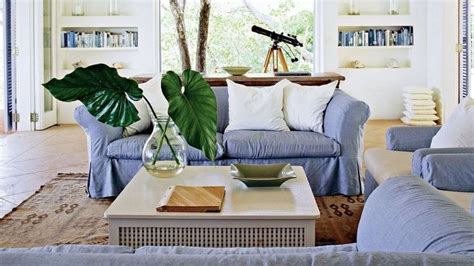 45 Beautiful Rustic Coastal Living Room Design Ideas White Living