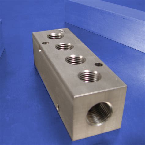 4 Station Stainless Steel Manifolds Pneumadyne