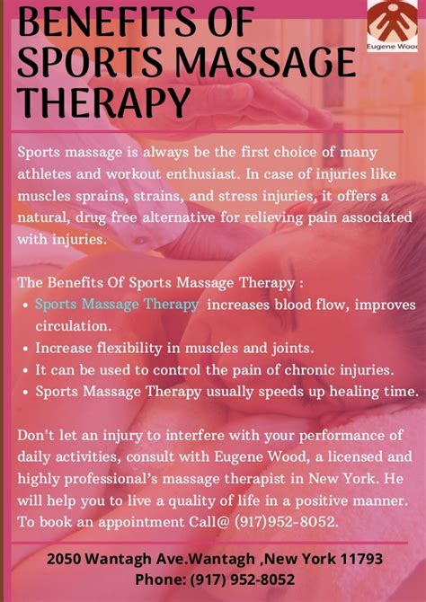 Benefits Of Sports Massage Therapy
