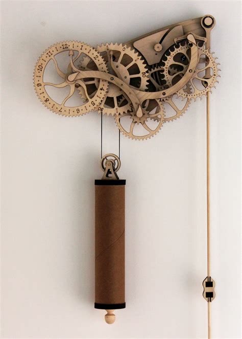 Abong Diy Laser Cut Wooden Wheeled Mechanical Pendulum Handcrafted