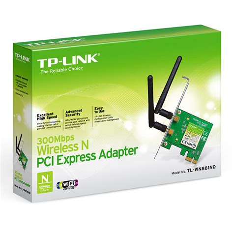 Tp Link 300mbps Wireless N Pci Adapter Tl Wn851n Chính Hãng Giá Rẻ