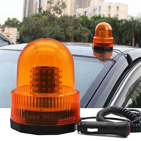 Car Light Assembly Rotary Warning Light 1224v Road Signal Rescue