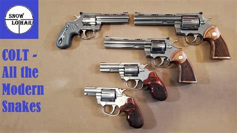 Modern Colt Snake Revolvers One Of Each Youtube