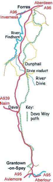 The Dava Way home page | Cairngorms, Trail, Map