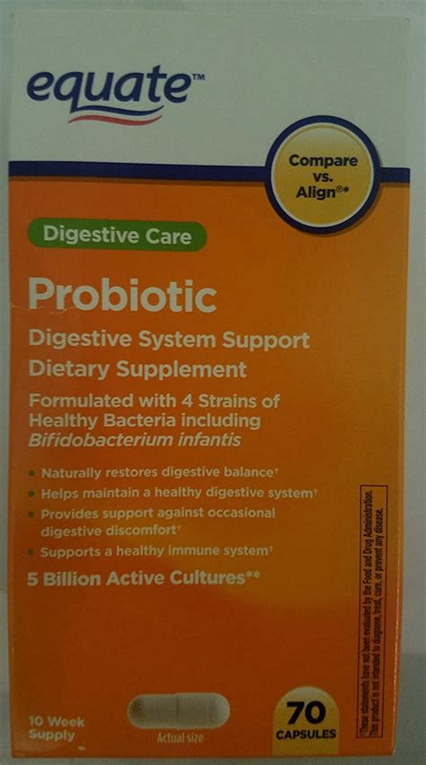 Equate Probiotic Review 2020 Equate Probiotic Digestive System Support