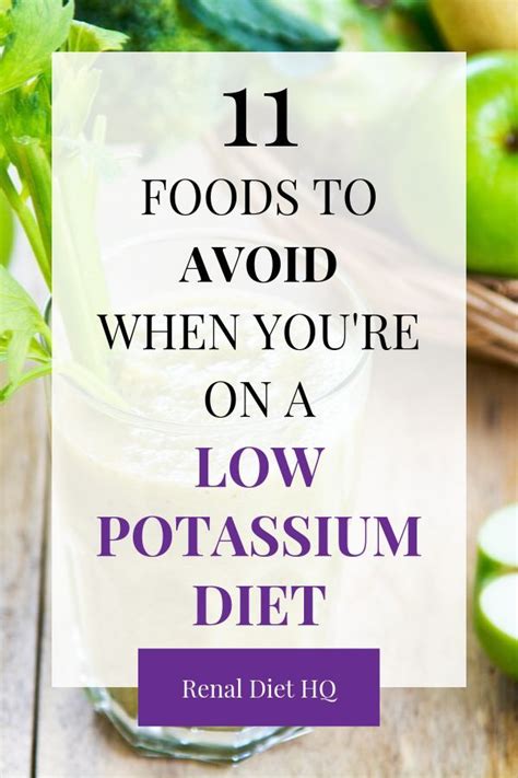Your body needs potassium in order to maintain a regular heartbeat and balance your fluids, and to ensure correct muscle and nerve function. A Low Potassium Menu For When Levels Are High | Renal Diet ...