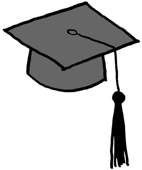 Graduation Hat Flying Graduation Caps Clip Art Cap Line 2 Clipartix