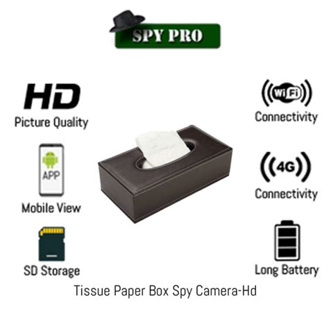 tissue paper box spy camera hd spy eye