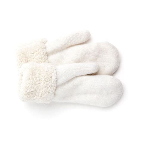 Ivory Soft Haired Mittens Fashion Winter Outfits Autumn Fashion
