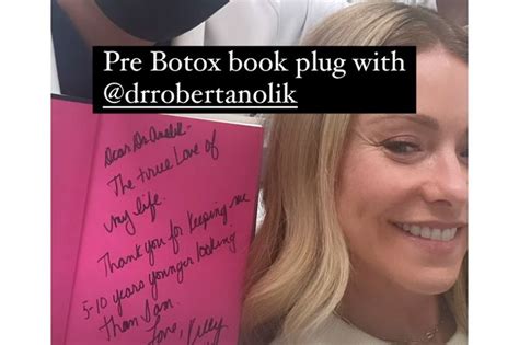 Kelly Ripa Takes A Pre Botox Break To Share Her Book With Her Doctor