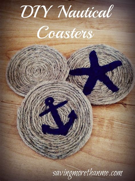 Diy Nautical Rope Coasters