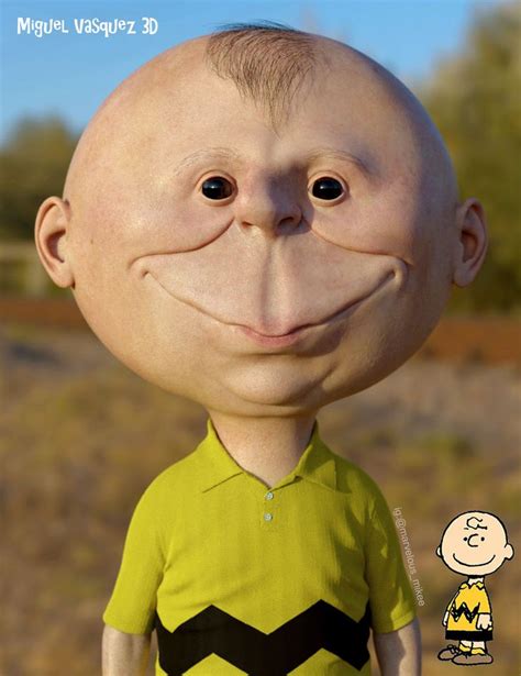 artist shows how cartoon characters would look in real life and the result is scary and