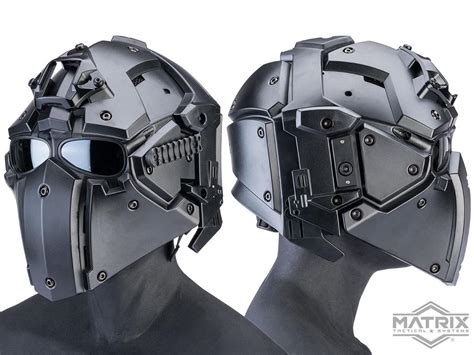 matrix tactical helmet with cooling fan color black tactical gear apparel masks full face