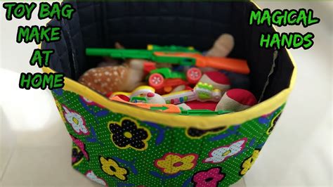 Toy Bag Make At Hometoy Bag Cutting And Sewinghow To Make Toy Bag At