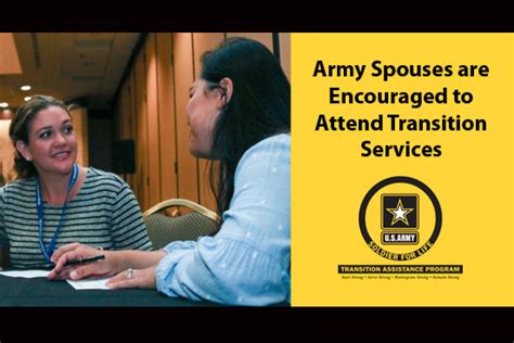 Army Spouses Are Encouraged To Attend Transition Services