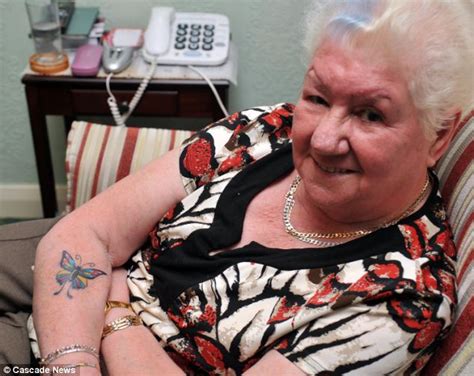 Great Grandmother Has Butterfly Inked On Her Forearm After Her Daughter