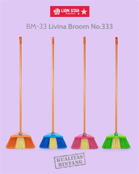 Jual Lion Star Bm 33 Livina Broom No 333 Sapu Lantai Kebersihan Rumah