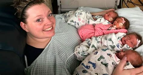 Miraculous Quadruplet Pregnancy For Triplet Kayla Gilnes Inspiring Story