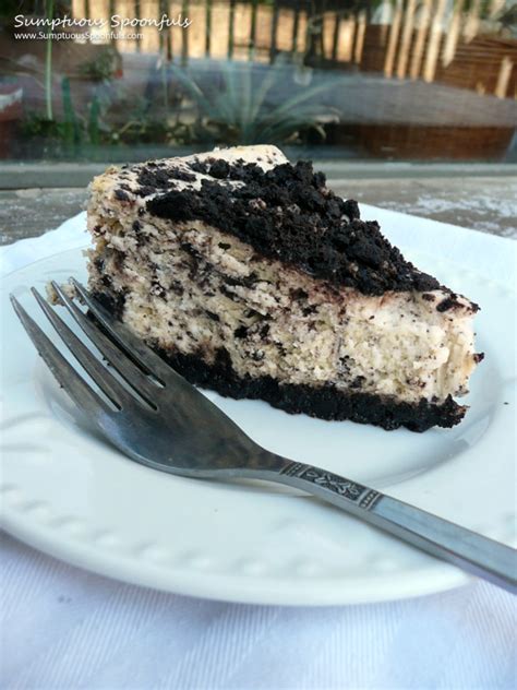 Copycat Cheesecake Factory Oreo Cheesecake ~ From Sumptuous Spoonfuls