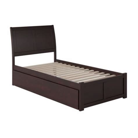 Afi Portland Twin Xl Solid Wood Bed With Twin Xl Trundle In Espresso 1