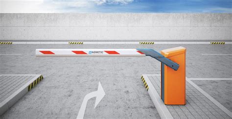 Magnetic Boom Barrier And Flap Barrier With Automatic Entry And Exit