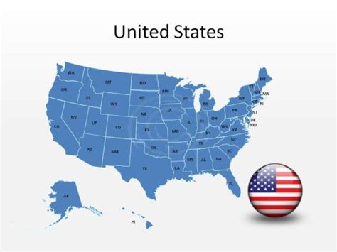 Download High Quality Royalty Free United States Powerpoint Map Shapes