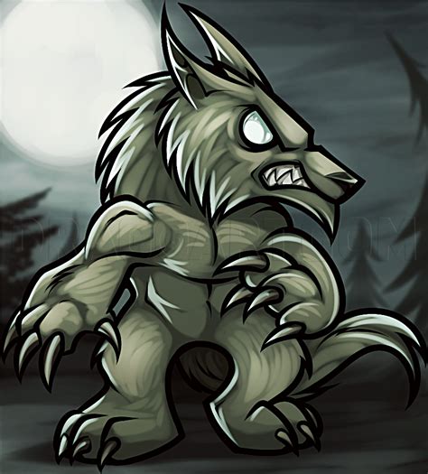 How To Draw A Chibi Werewolf By Dawn