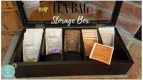 Tea Organizer Diy / Thrifts Things Tea Box Tea Box Diy Tea Box Tea Diy