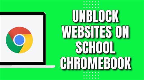How To Unblock Websites On School Chromebook Easy Way Youtube