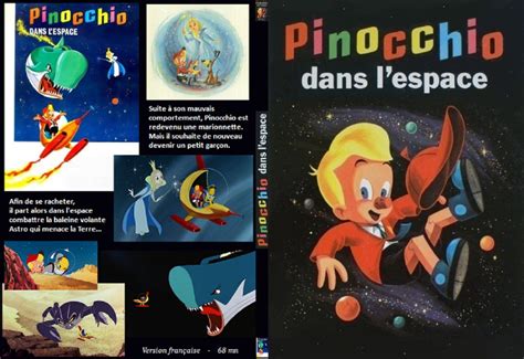 Jaquette Dvd De Pinocchio Dans Lespace Custom Cinéma Passion