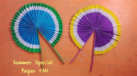 Cute Paper Pop Up Fans Diy Watermelon Hand Fan Making Summer