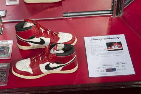 Michael Jordans First Air Jordan Sneakers Sold For Record 560000 At