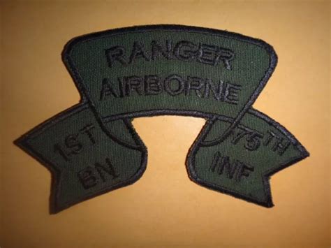 Us 75th Infantry Regiment 1st Battalion Ranger Airborne Vietnam War