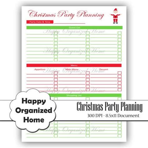 Holiday Party Planner Format505 Holiday Party Planner Party Planner