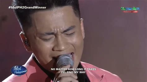 Khimo Gumatay Singing My Time Sa Idol Philippines Season 2 Finale