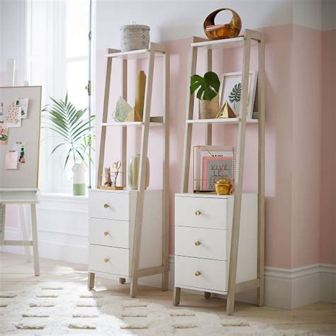Great savings & free delivery / collection on many items. Highland Narrow Storage Bookshelf with Drawers | Pottery ...