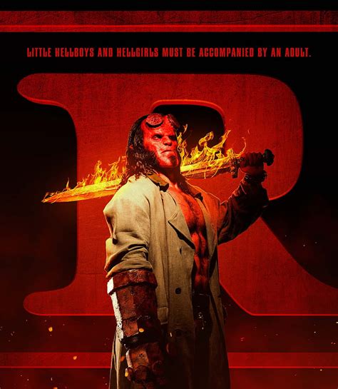 Hellboy 2019 Fantasy Movies Fiery Sword Movies Hd Phone Wallpaper